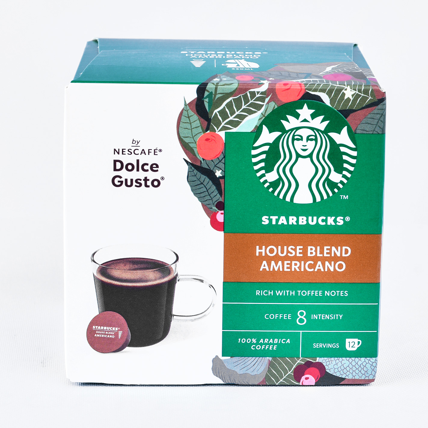 Starbucks Coffee Pods Dolce Gusto Americano House Blend - 3 X 12